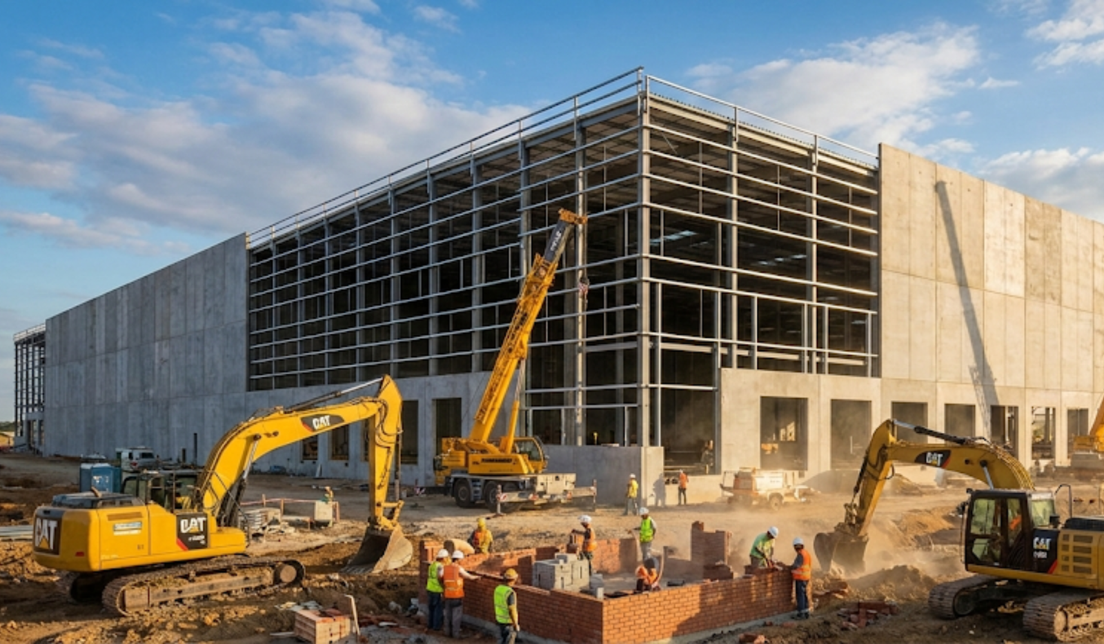 Construcción de parques industriales