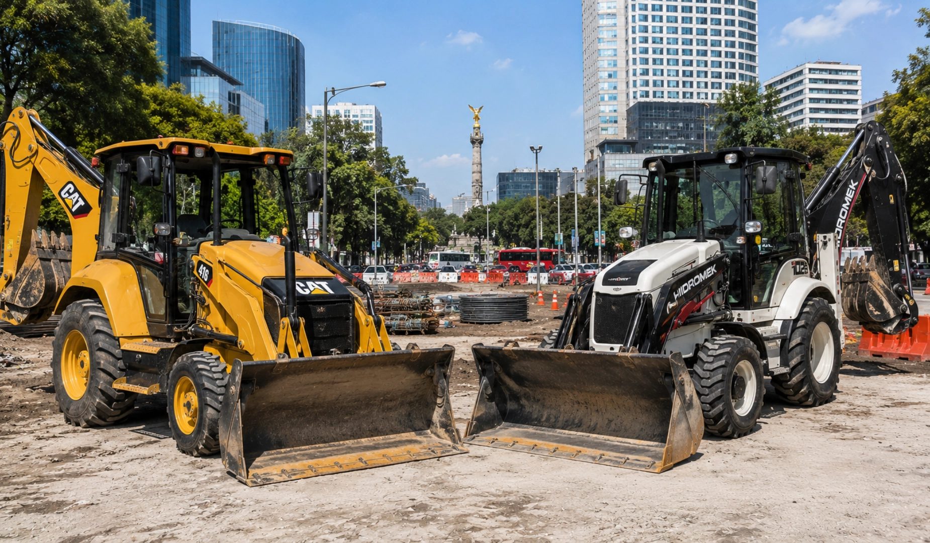 Retroexcavadoras CASE vs JCB