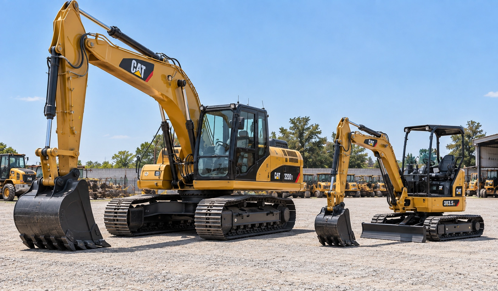 Excavadora vs. miniexcavadora